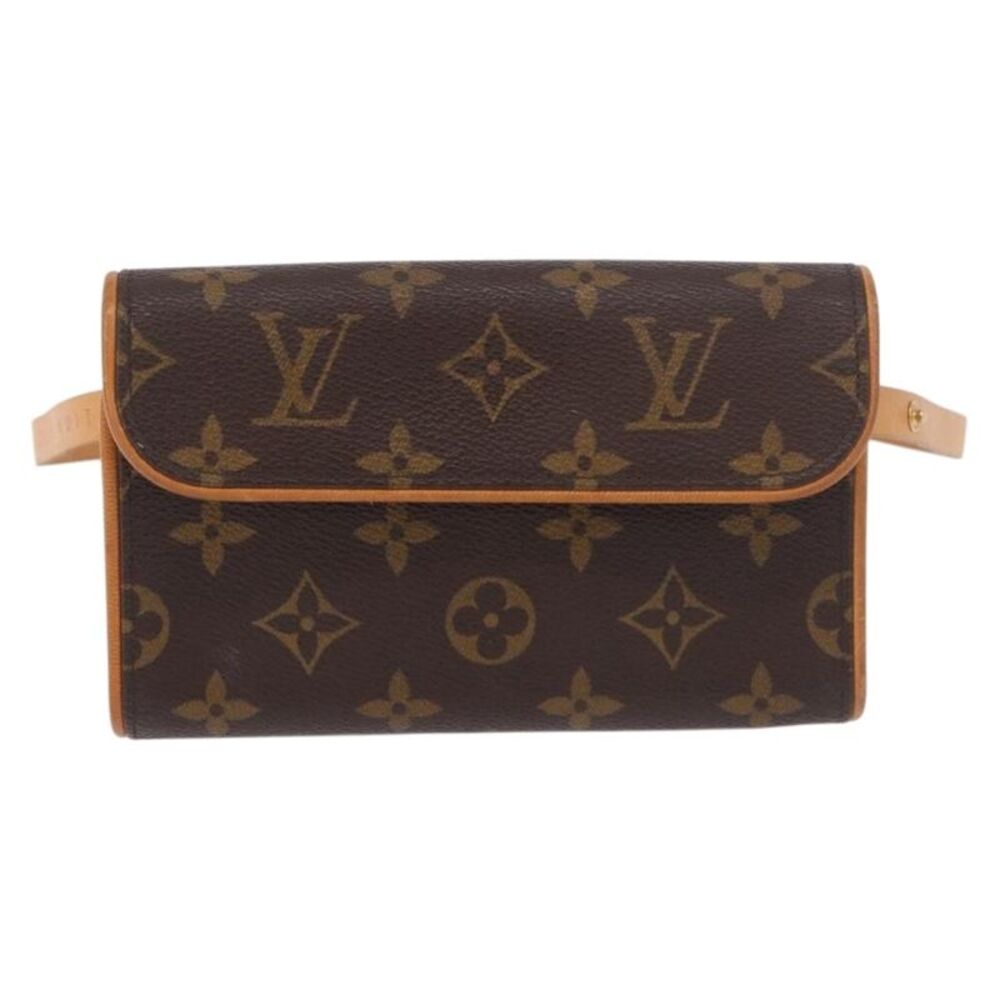 Louis Vuitton Florentine Waist Monogram Canvas Brown Canvas Handbag